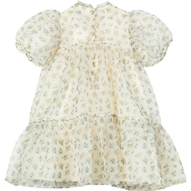 Paola Dress Blue Flower - Dresses - 2