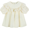 Emma Shirt, Cream - Blouses - 1 - thumbnail