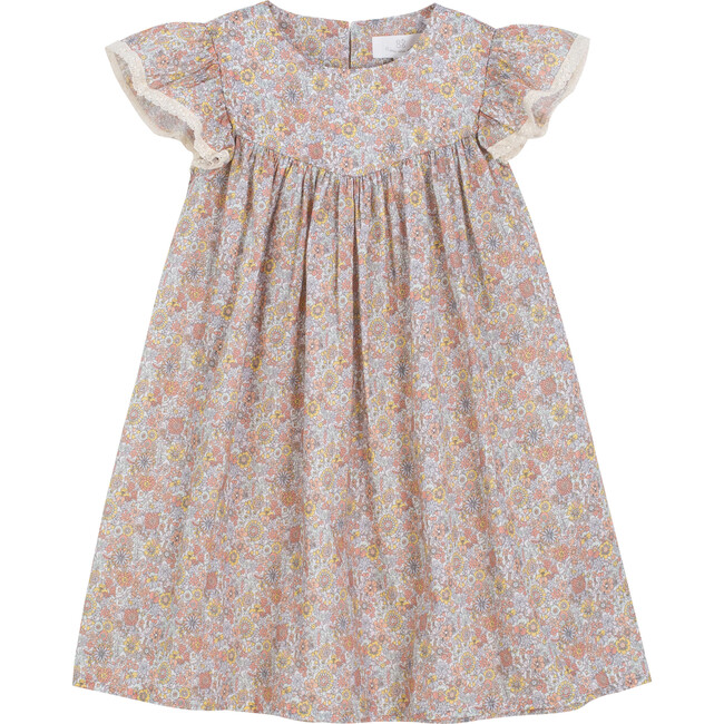 Daisy Dress, Multicolor Flower - Dresses - 1