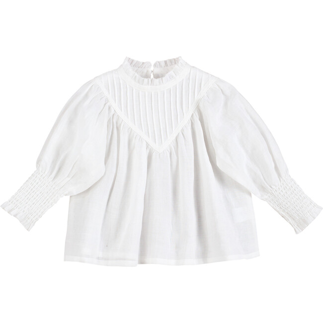 Elsa Shirt, White - Blouses - 1