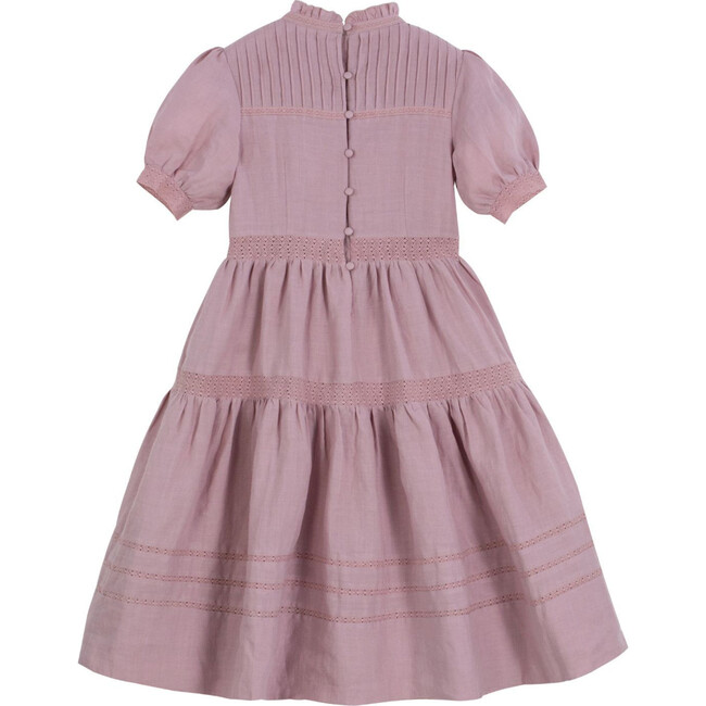 Charlotte Dress Woman, Dusty Pink - Dresses - 2