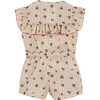 Claudia Jumpsuit, Check Flower - Jumpsuits - 2