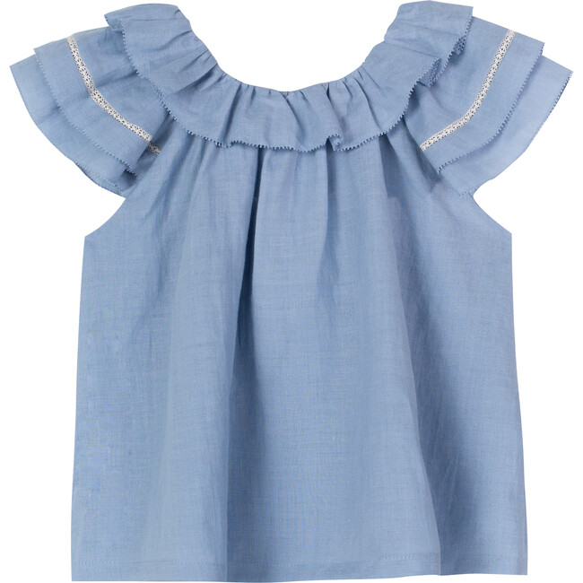 Carlotta Shirt Powder Blue - Blouses - 2