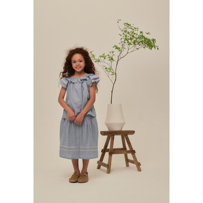 Carlotta Shirt Powder Blue - Blouses - 3