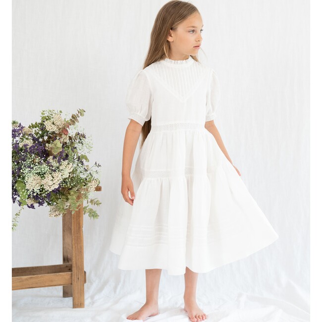 Charlotte Dress, White - Dresses - 3