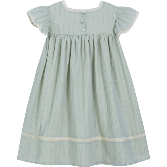 Alissya Dress, Powder Green - Dresses - 2