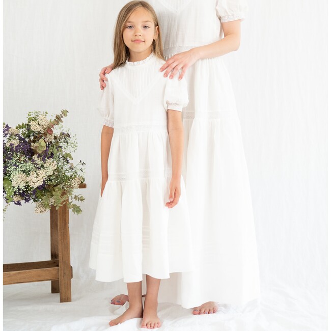 Charlotte Dress, White - Dresses - 4