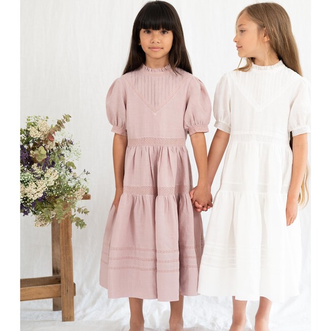Charlotte Dress, White - Dresses - 5