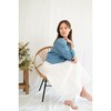 Anna Jacket Woman, Denim Blue - Jackets - 3