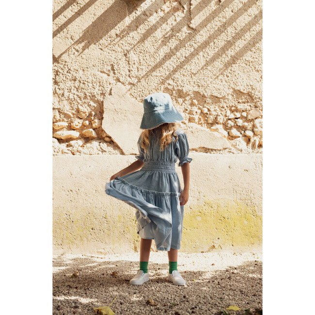 Evelina Dress Powder Blue - Dresses - 5