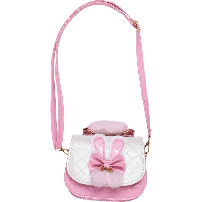 A Leading Role Child Pink and White Bunny Purse