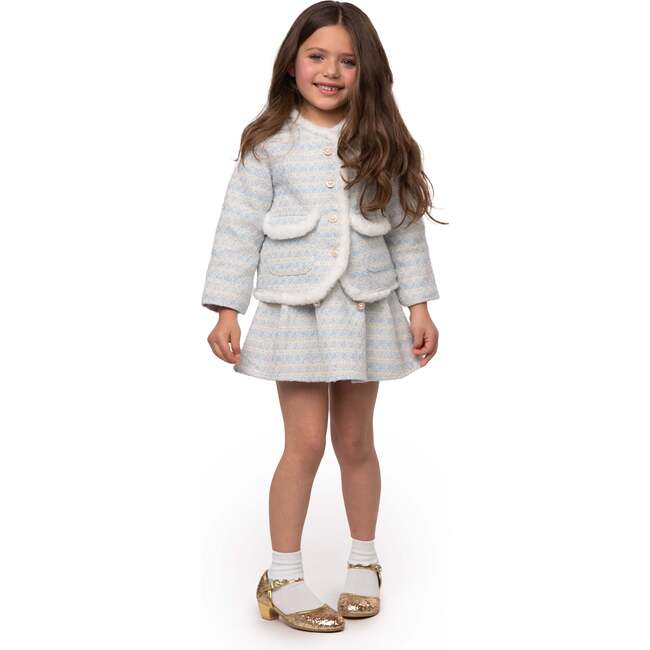 A Leading Role Child Tweed Jacket and Skirt