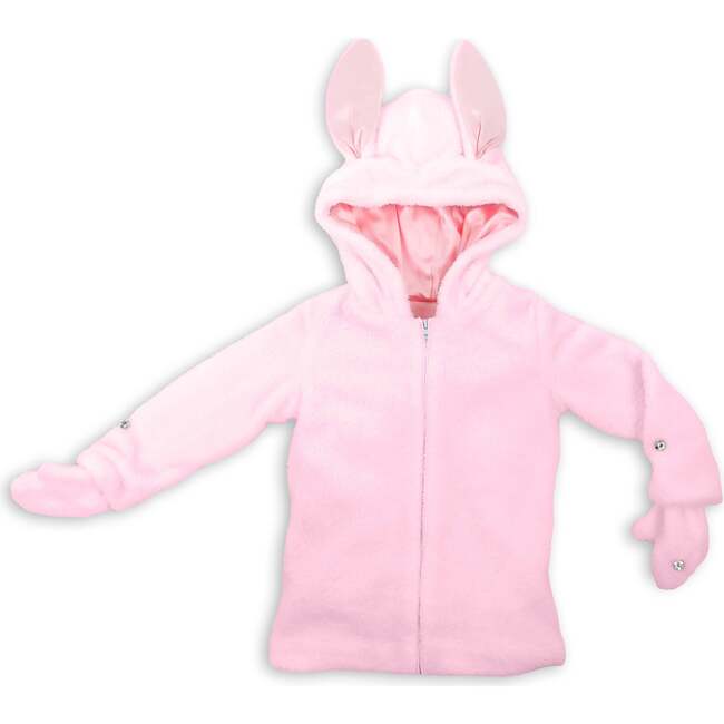 A Leading Role Child Pink Bunny Zip Up Hoodie - Jackets - 1