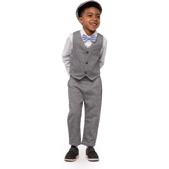 A Leading Role Child Herringbone Pant and Vest