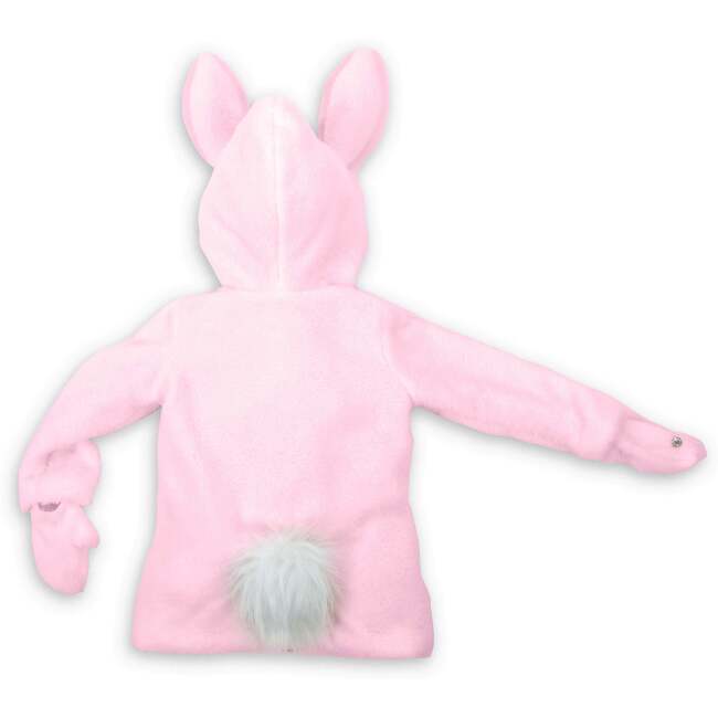 A Leading Role Child Pink Bunny Zip Up Hoodie - Jackets - 2