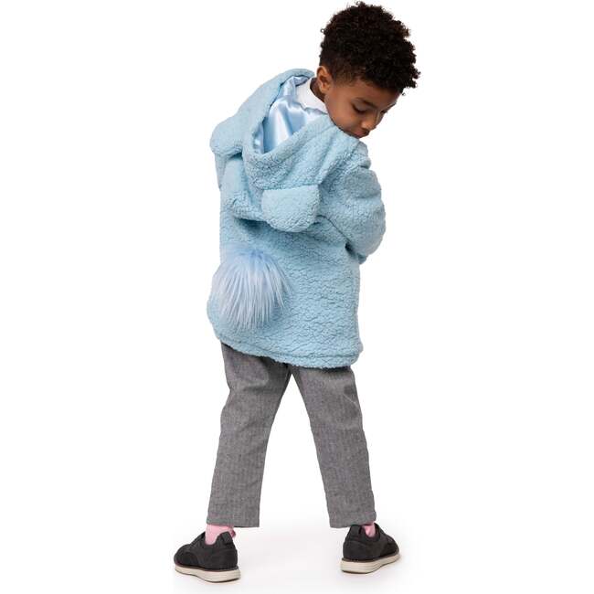 A Leading Role Child Blue Bear Zip Up Hoodie - Jackets - 2