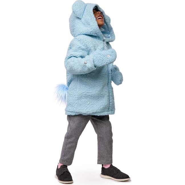 A Leading Role Child Blue Bear Zip Up Hoodie - Jackets - 3