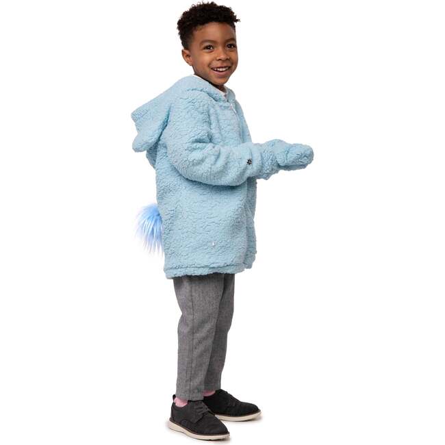 A Leading Role Child Blue Bear Zip Up Hoodie - Jackets - 4