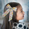 LuluLuvs Classic Bow, Liberty of London Peach/Blue Floral Bundle Set - Hair Accessories - 3