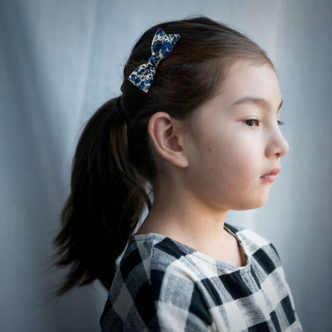 LuluLuvs Petal Bows, Liberty of London Bright Florals Bundle Set - Hair Accessories - 4