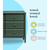 Jenny Lind Spindle 6-Drawer Dresser, Forest Green - Dressers - 3