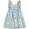 Sawyer Flutter Sleeve Dress, Blue Hydrangea - Dresses - 1 - thumbnail