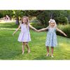Sawyer Flutter Sleeve Dress, Blue Hydrangea - Dresses - 2