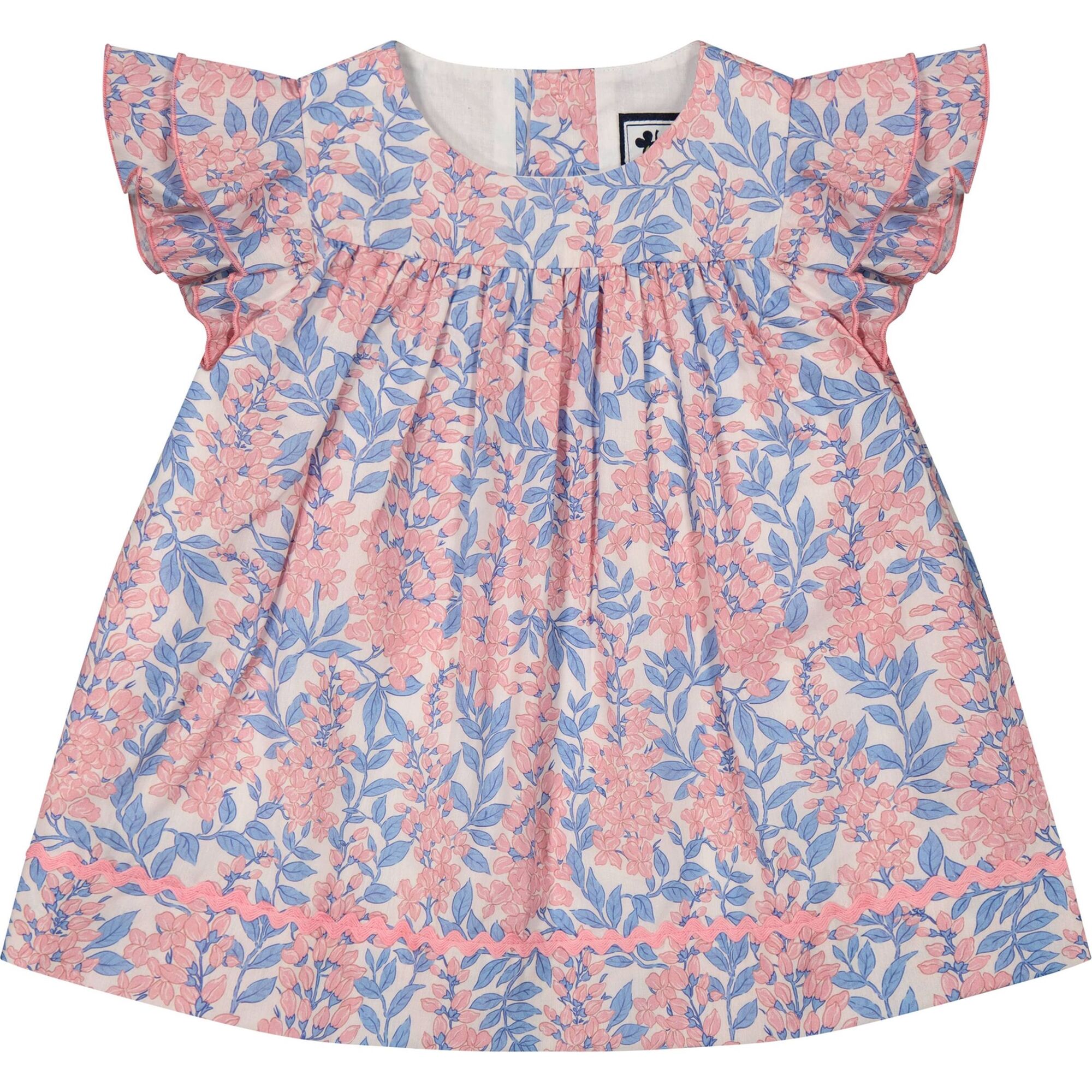 Maeve Baby Dress, Pink Azalea - Dresses - 1