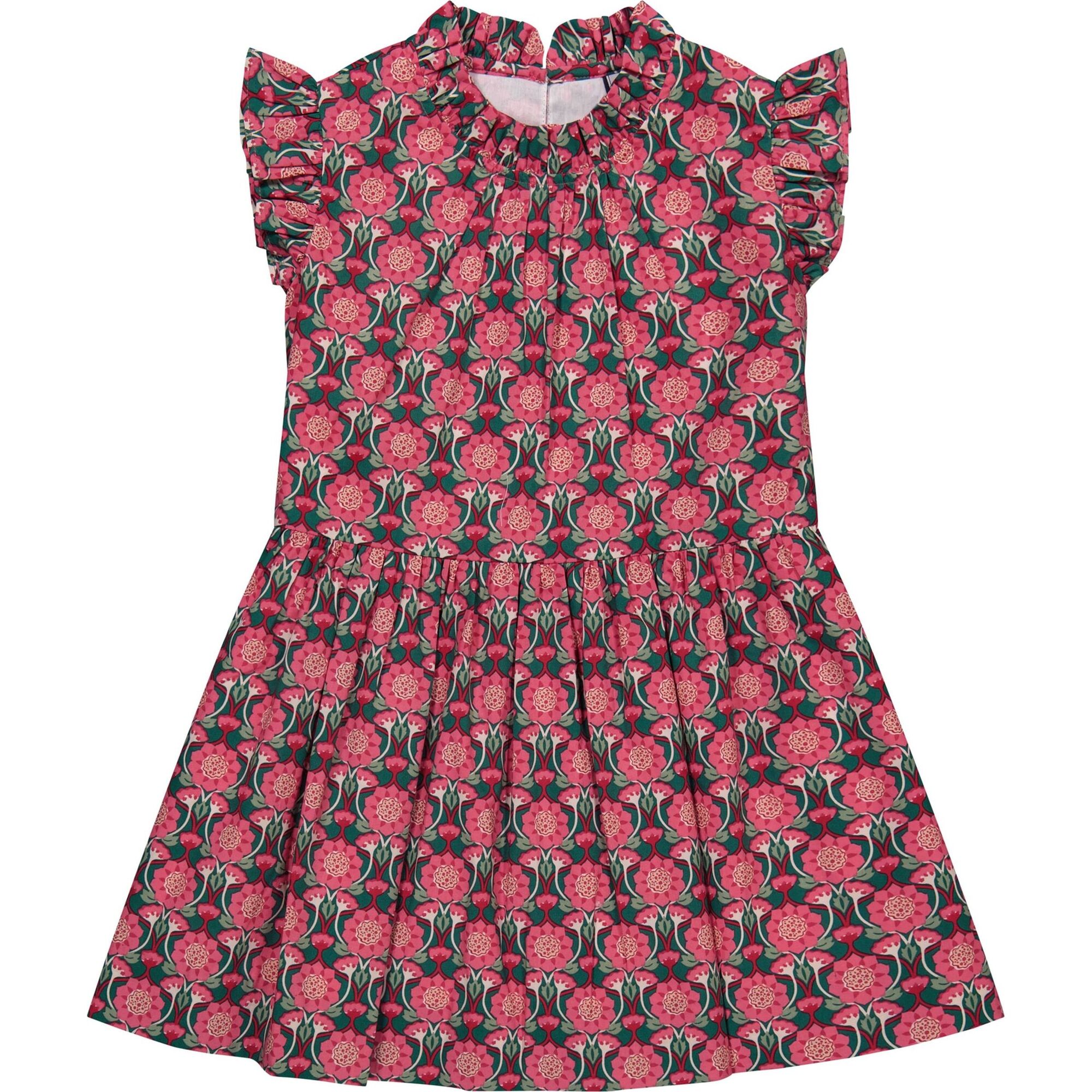 Kinsley Dropwaist Dress, Pink Lotus - Dresses - 1