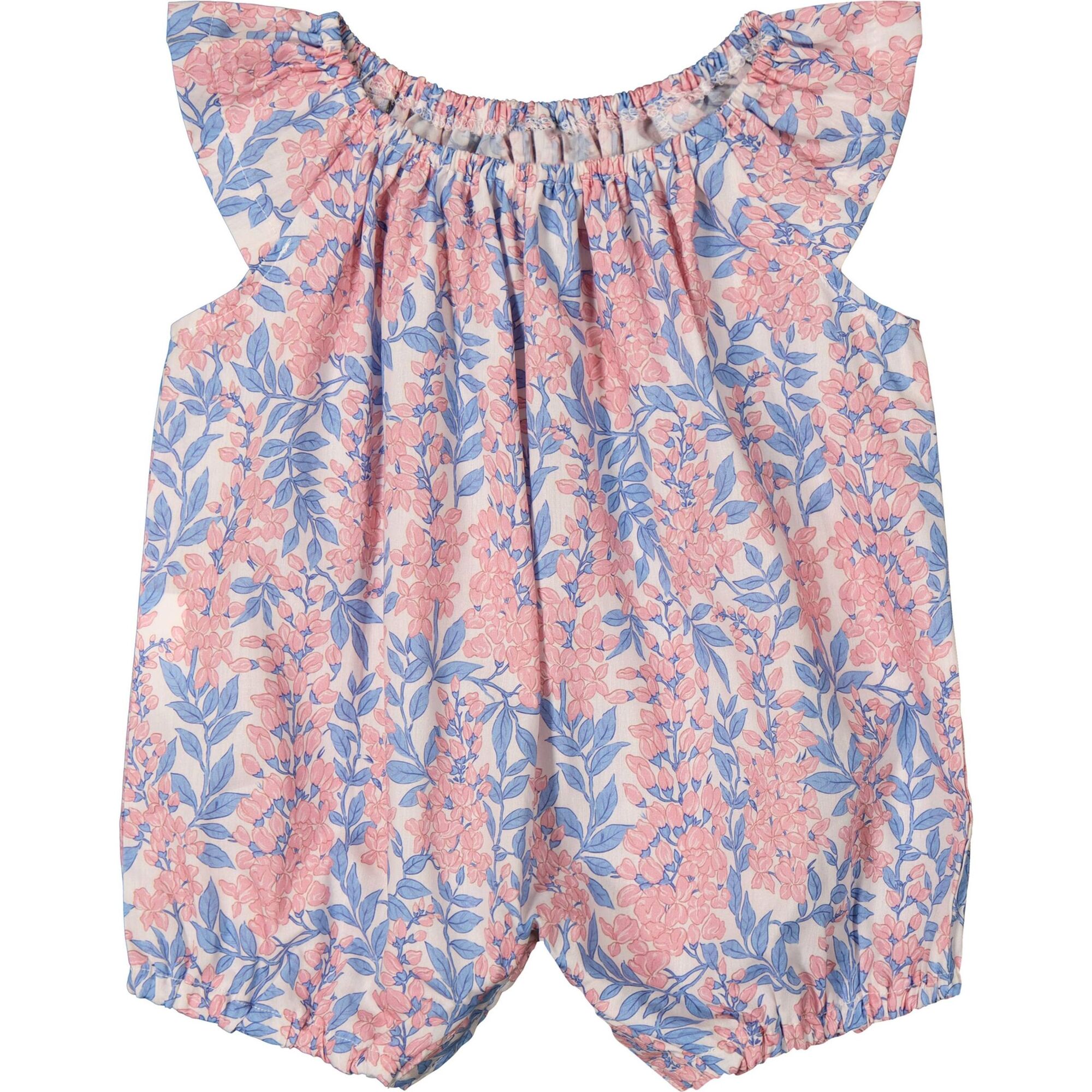 Amelia Romper, Pink Azalea - Rompers - 1