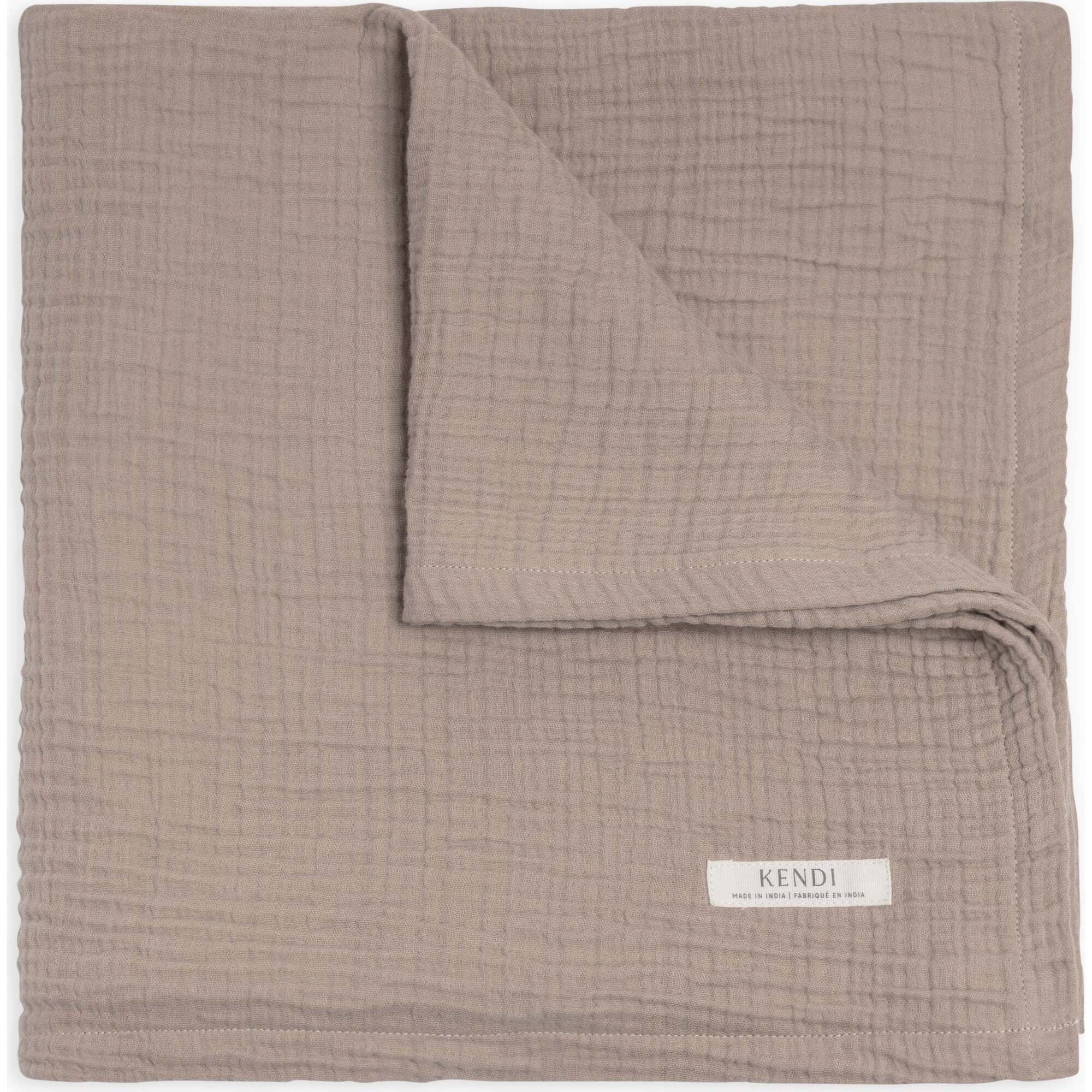 Muslin Swaddle Blanket Beige - Swaddles - 1
