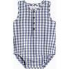 Wren Seersucker Bubble Romper Gingham - Rompers - 1 - thumbnail
