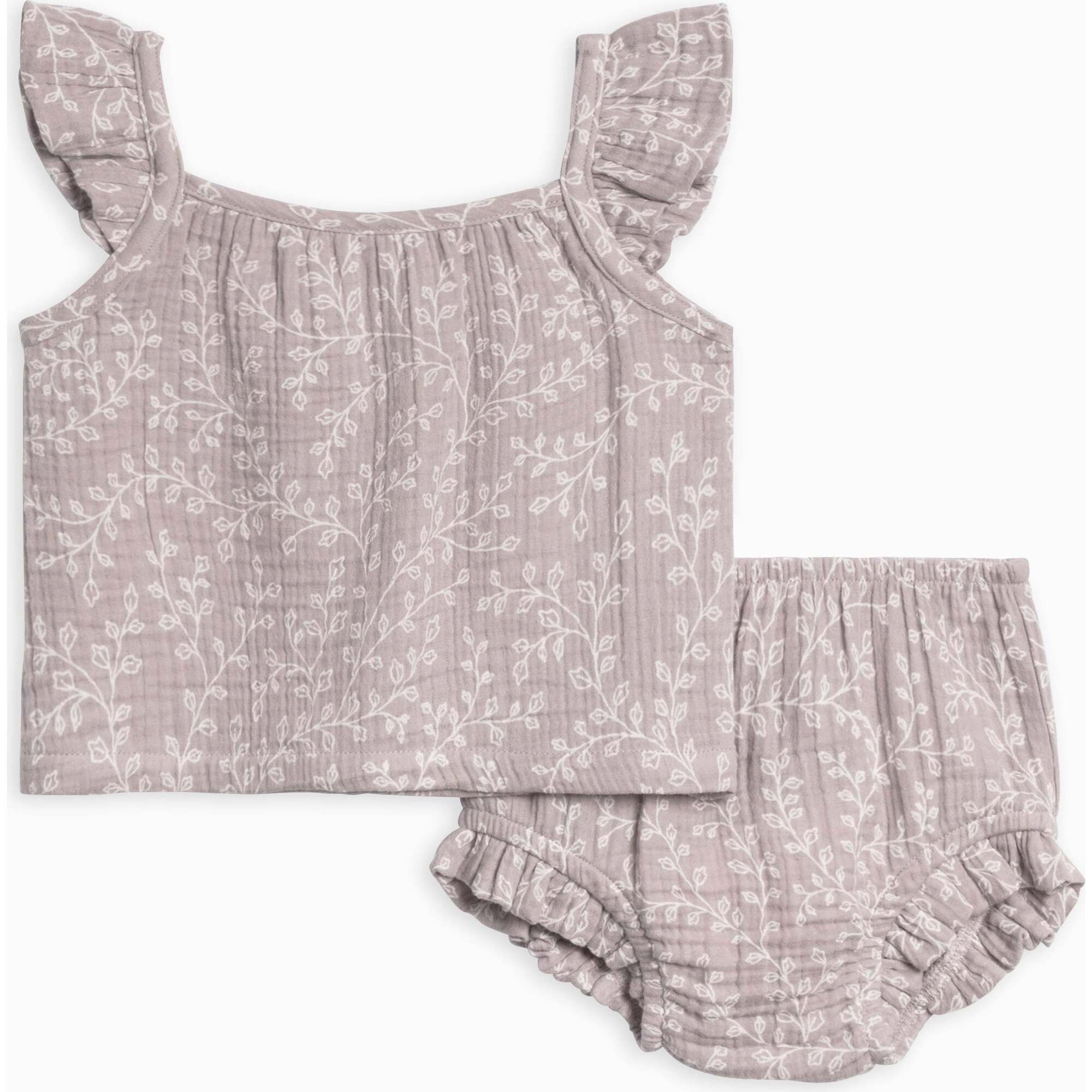 Suki Muslin Tank and Bloomer Set Lucia Floral / Lilla - Mixed Apparel Set - 1