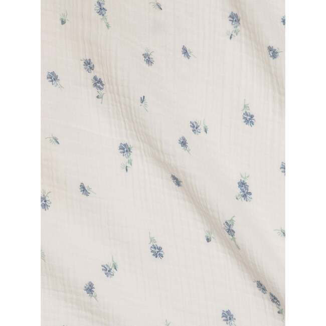 Muslin Swaddle Blanket Lucia Floral / Lilla - Swaddles - 2
