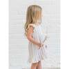 Jane Muslin Dress Enzo Stripe / Beige - Dresses - 2