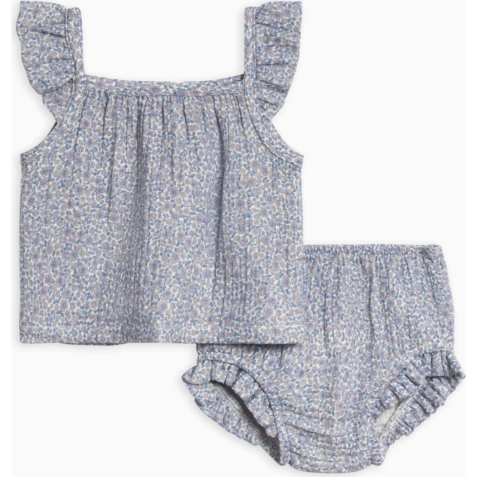 Suki Muslin Tank and Bloomer Set Gianni Floral / Marino - Mixed Apparel Set - 1