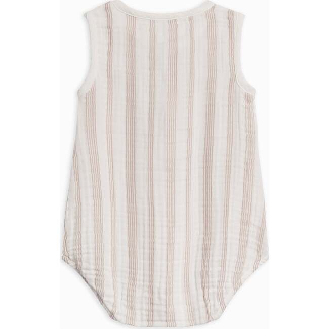 Bowie Muslin Bubble Romper Enzo Stripe / Beige - Rompers - 2