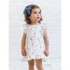 Jane Muslin Dress Enzo Stripe / Beige - Dresses - 4