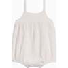 Caspia Seersucker Bubble Romper - Coconut Coconut - Rompers - 1 - thumbnail