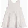 Zoey Seersucker Tiered Dress Coconut - Dresses - 1 - thumbnail