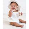 Caspia Seersucker Bubble Romper - Coconut Coconut - Rompers - 2