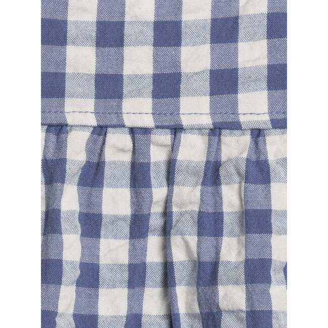 Caspia Seersucker Bubble Romper Gingham - Rompers - 2