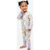 Magical Unicorns Bamboo Convertible Baby Pajamas - Footie Pajamas - 2