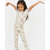Magical Unicorns Bamboo Short Sleeve Kids Pajama Pants Set - Pajamas - 2