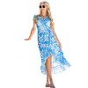 Voyager Dress, Cobalt Multi Floral - Dresses - 1 - thumbnail