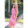 Girls Bella Dress, Flamingo - Dresses - 2