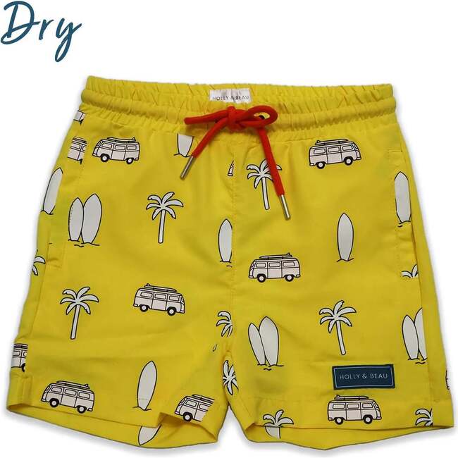Holly & Beau Surfboard Color Changing Swim Trunks - Swim Trunks - 2