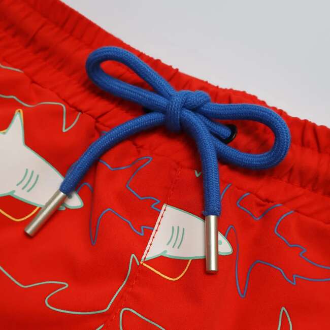 Holly & Beau Sharks Color Changing Swim Trunks - Swim Trunks - 5