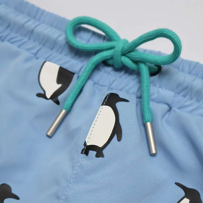 Holly & Beau Penguin Color Changing Swim Trunks - Swim Trunks - 5