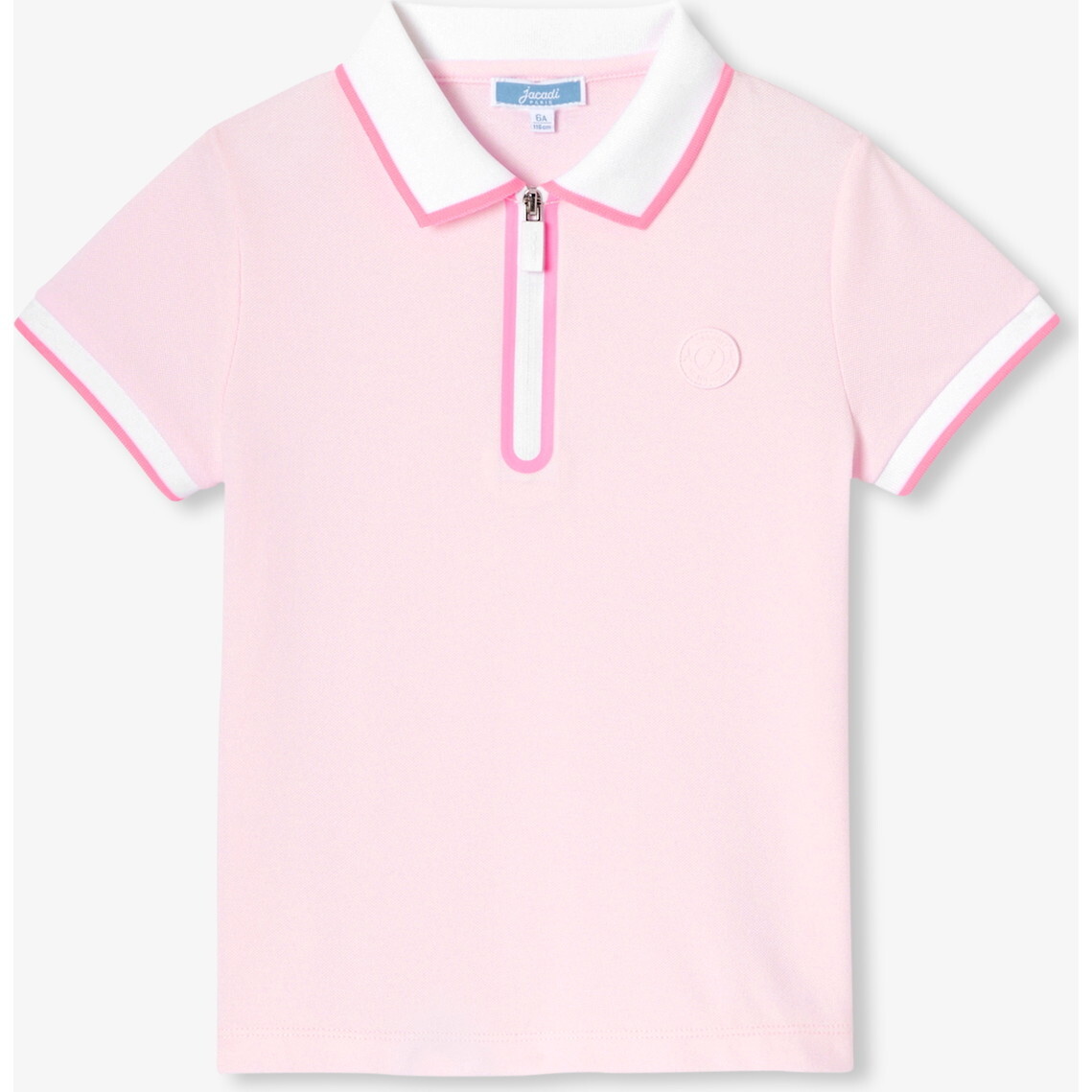トップス Embroidery Polo Sweatshirt powder pink 39b2c5c71feeea259a42b21f8ef41e